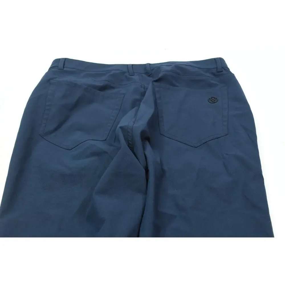 G/FORE Golf Pants Mens 32x29.5 Navy Blue Slim Athletic Fit Stretch